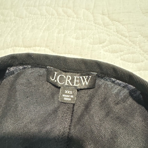 J. Crew Black Midi Skirt in 100% Linen in  Great Condition - Picture 6 of 7